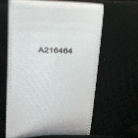 SIMONTON Says By George SIMONTON Black sleeveless Blouse wth Front Ruffle Size M - Picture 7 of 7